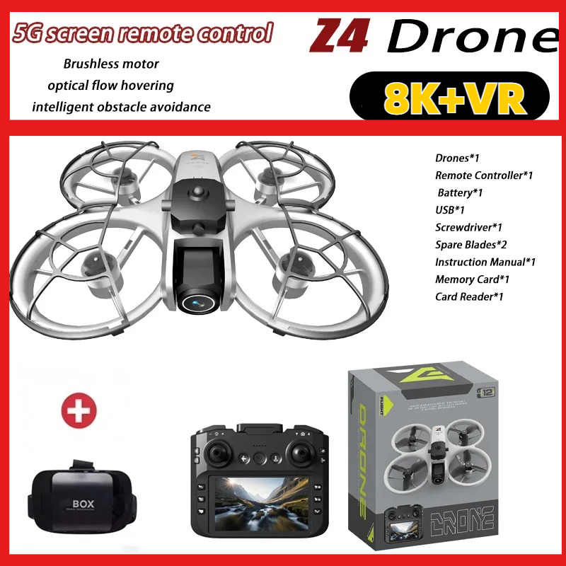 Fpv Brushless Rc Drone 4K - Drone Mini Z4 Baru Kamera 4K