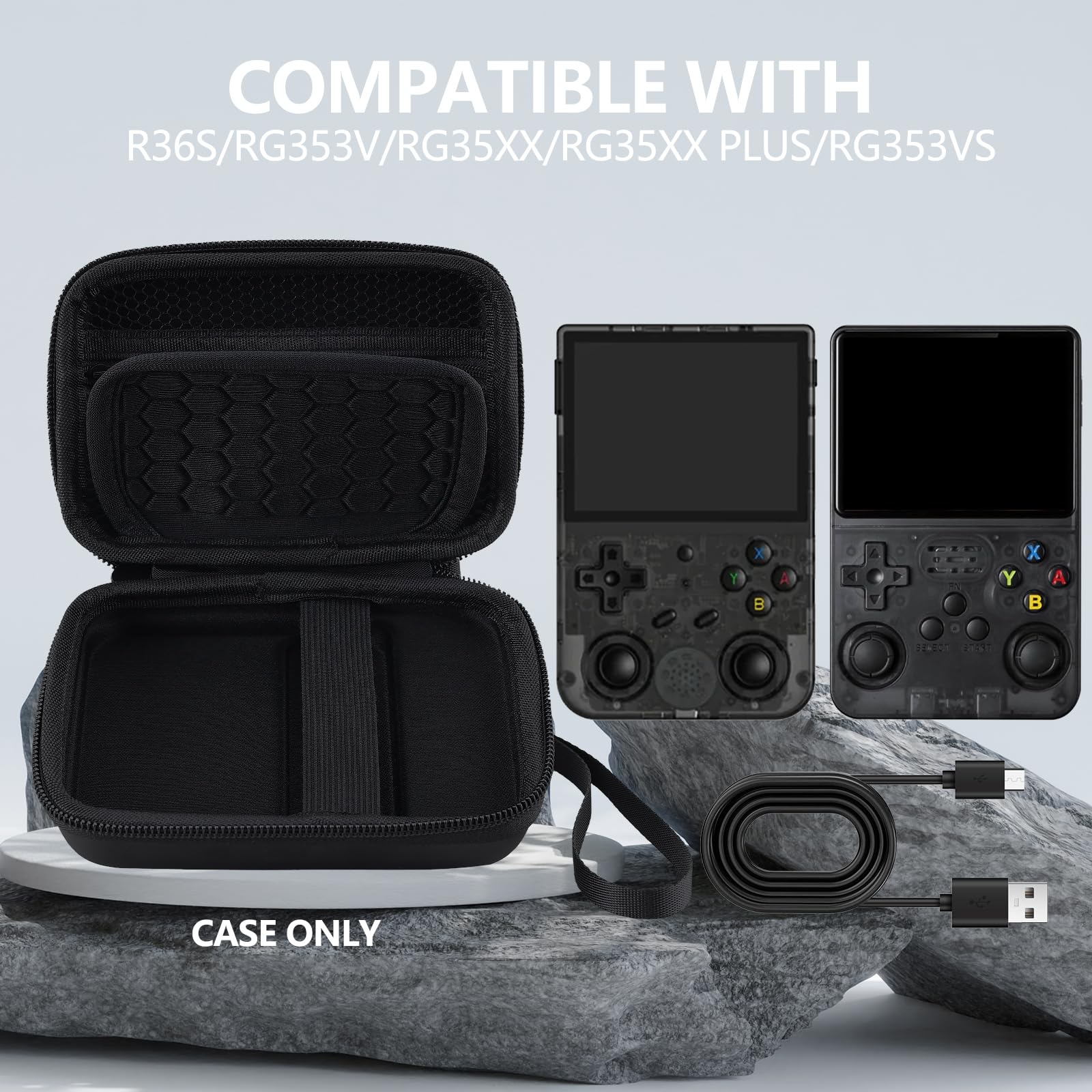 Tas Penyimpanan Portabel untuk - Retro Handheld Game Console R36S ulasan dan harga