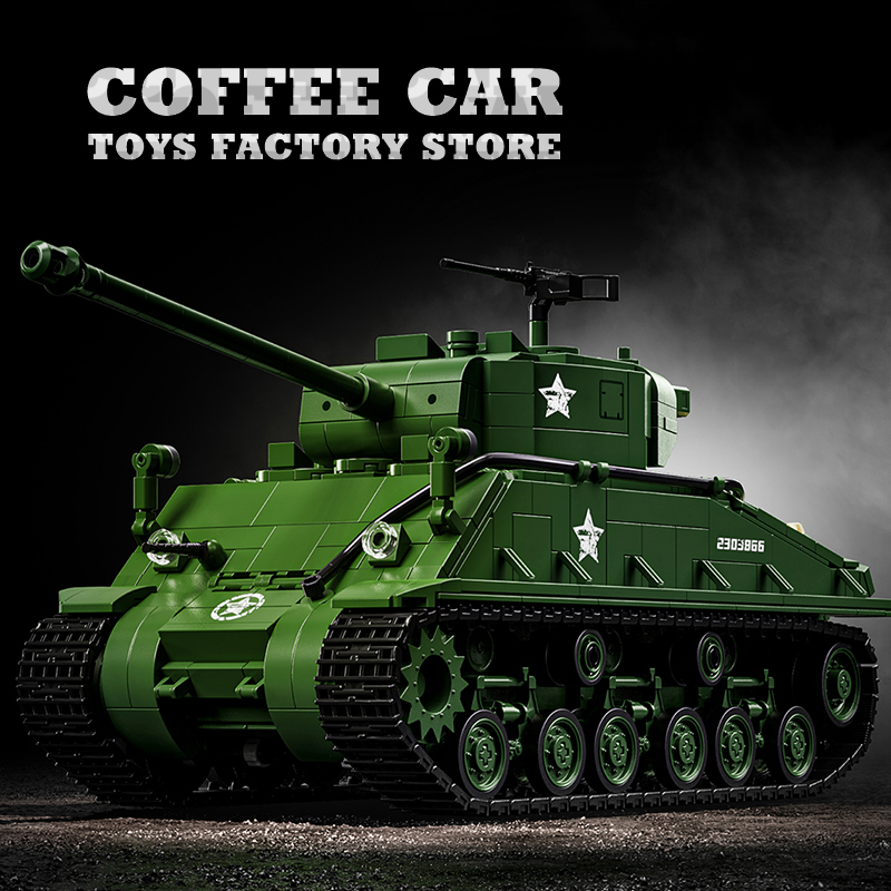 Mainan Puzzle Blok Bangunan Ta - Lego Compatible Military Tank ulasan dan harga
