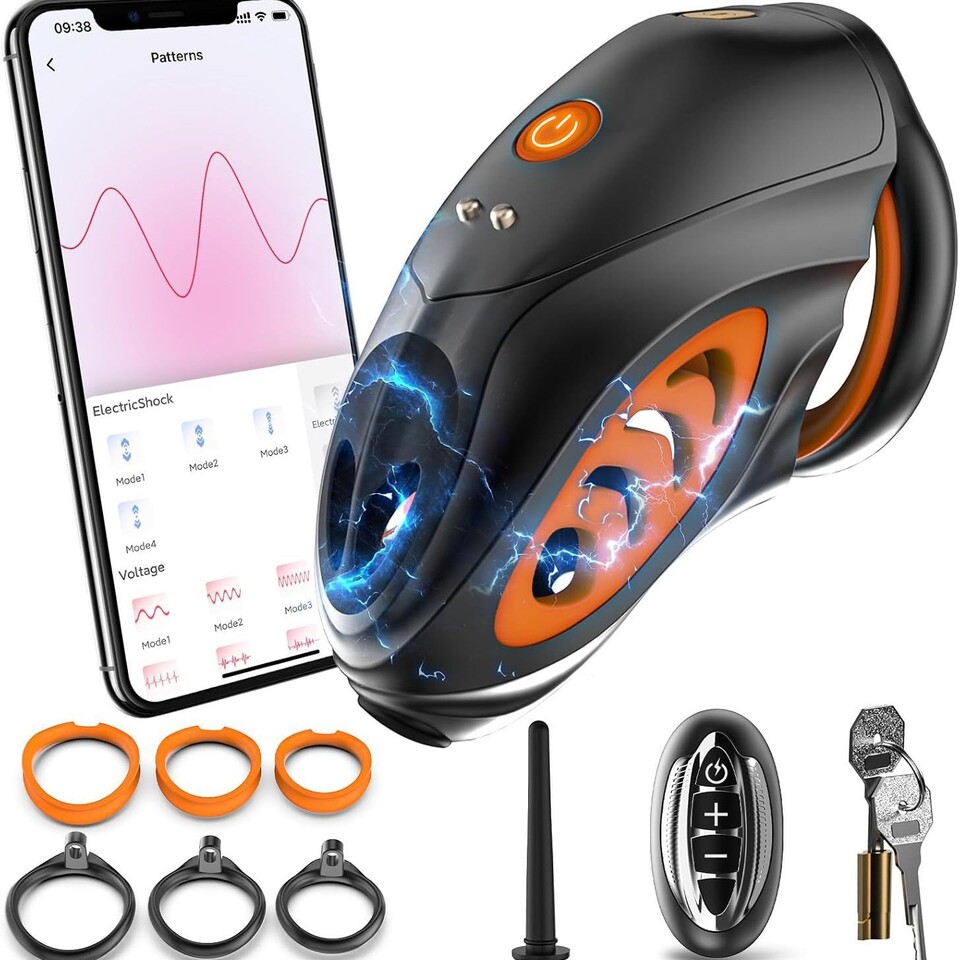 Cincin Pengunci Penis Elektrik - Remote Control Toys ulasan dan harga