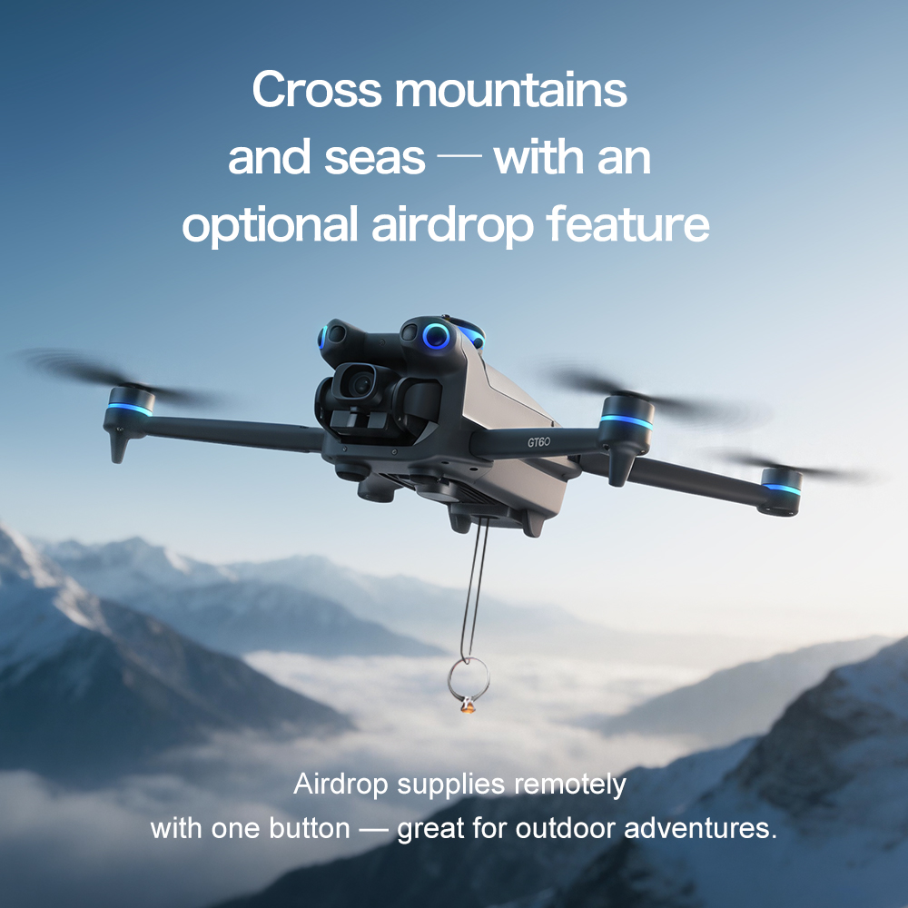 GT60 GPS Foldable RC Quadcopte - Fpv Brushless Rc Drone 4K ulasan dan harga