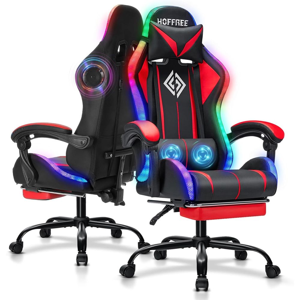 Kursi Gaming RGB dengan Speake - Video Games ulasan dan harga