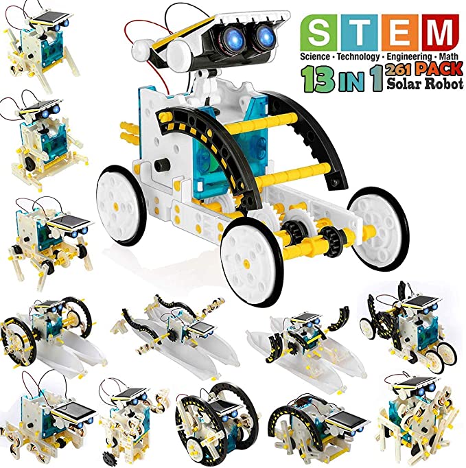 STEM 13-in-1 mainan Robot sury - Stem Solar Robot Kit For Kids ulasan dan harga