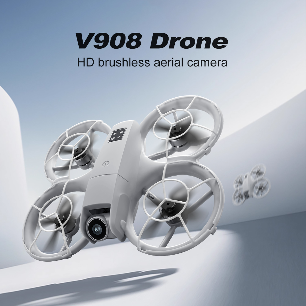 Drone GPS Lipat V908 Asli deng - Fpv Brushless Rc Drone 4K ulasan dan harga